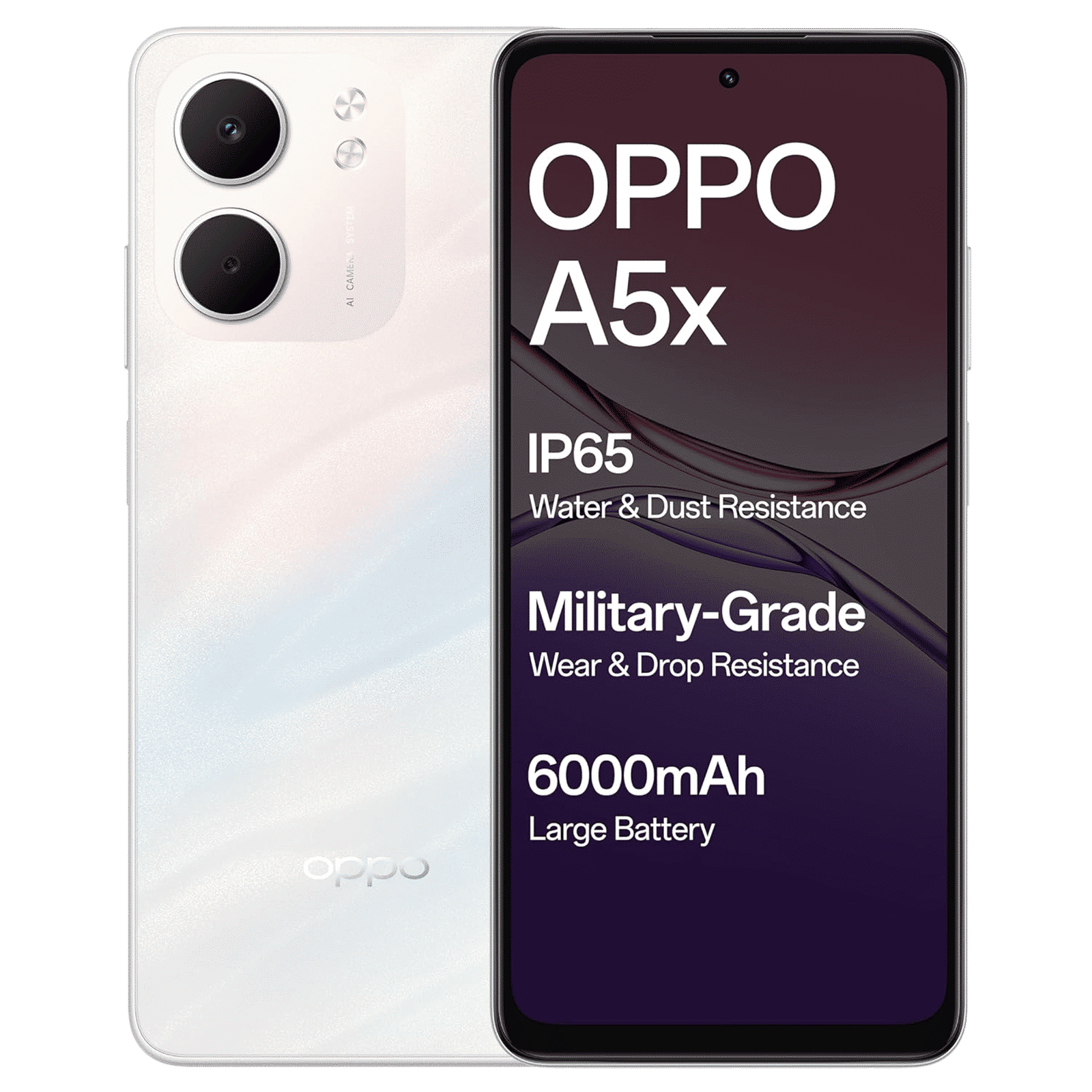 Buy oppo A5x 5G (6GB RAM, 128GB, Laser White) Online - Croma